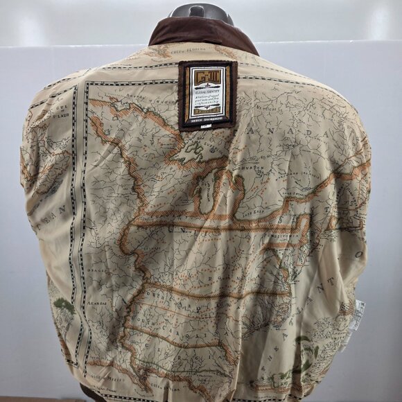 VINTAGE G-III Authentic Original Flight G3 Leather Bomber Jacket Mens Medium - Picture 9 of 14